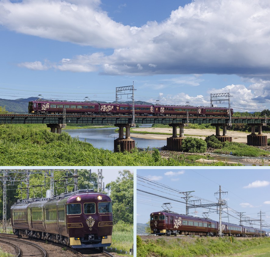 1300年前の趣あふれる移動空間観光特急「あをによし」