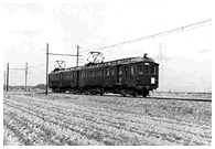 尺土～新庄間、モニ5162—モ5151 1955（昭和30）年1月23日