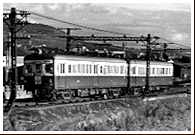 京阪電鉄線七条駅付近、奈良電気鉄道デハボ1015　1960(昭和35)年9月